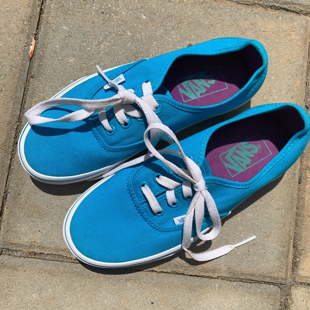 Vans teal women low sneakers